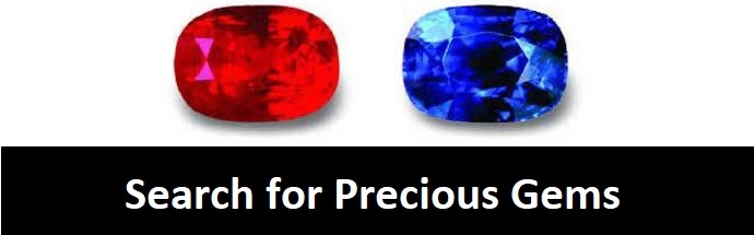 Search for Precious Gem Stones